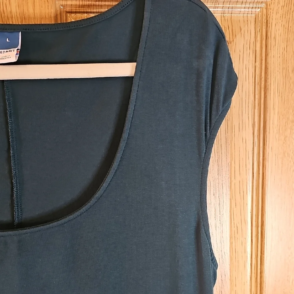 Old Navy Deep Teal Maxi Dress - Picture 4 of 7